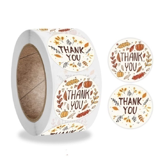 Other - Thank You Stickers! 500 total, 1.5” 2 Designs, Professional Classy!